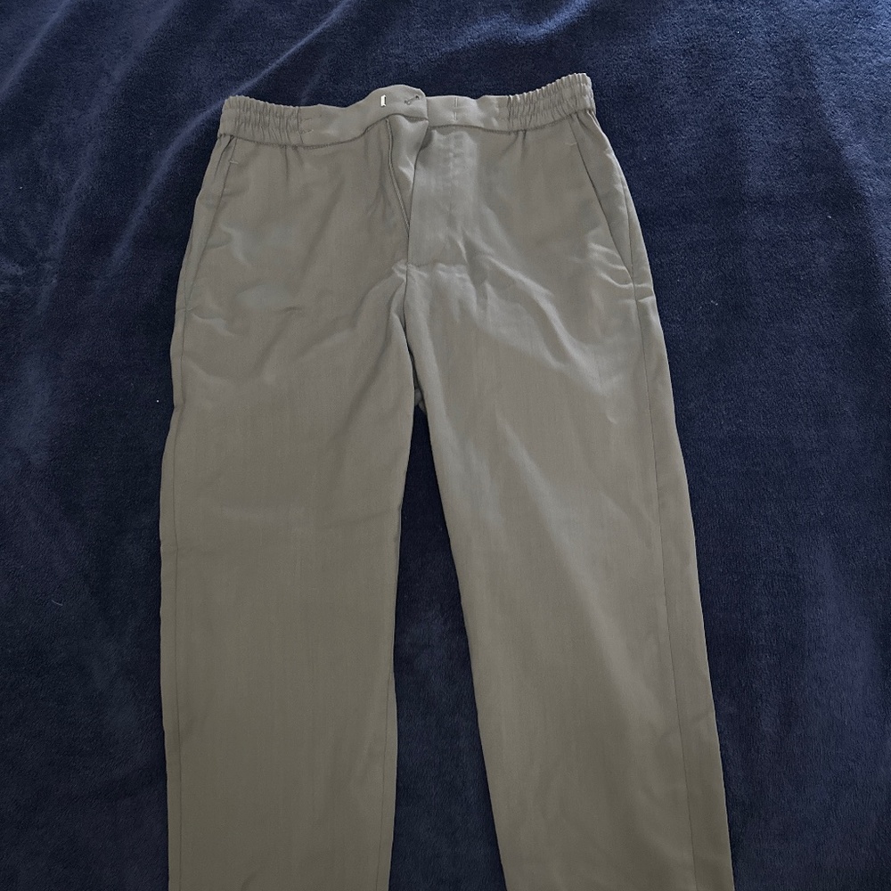 Regular Fit Tapered Wool Pants from COS (Size 33R)